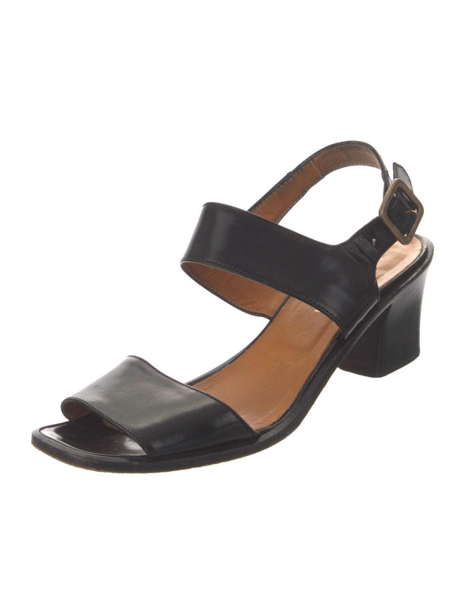 Ralph Lauren Leather Slingback Sandals