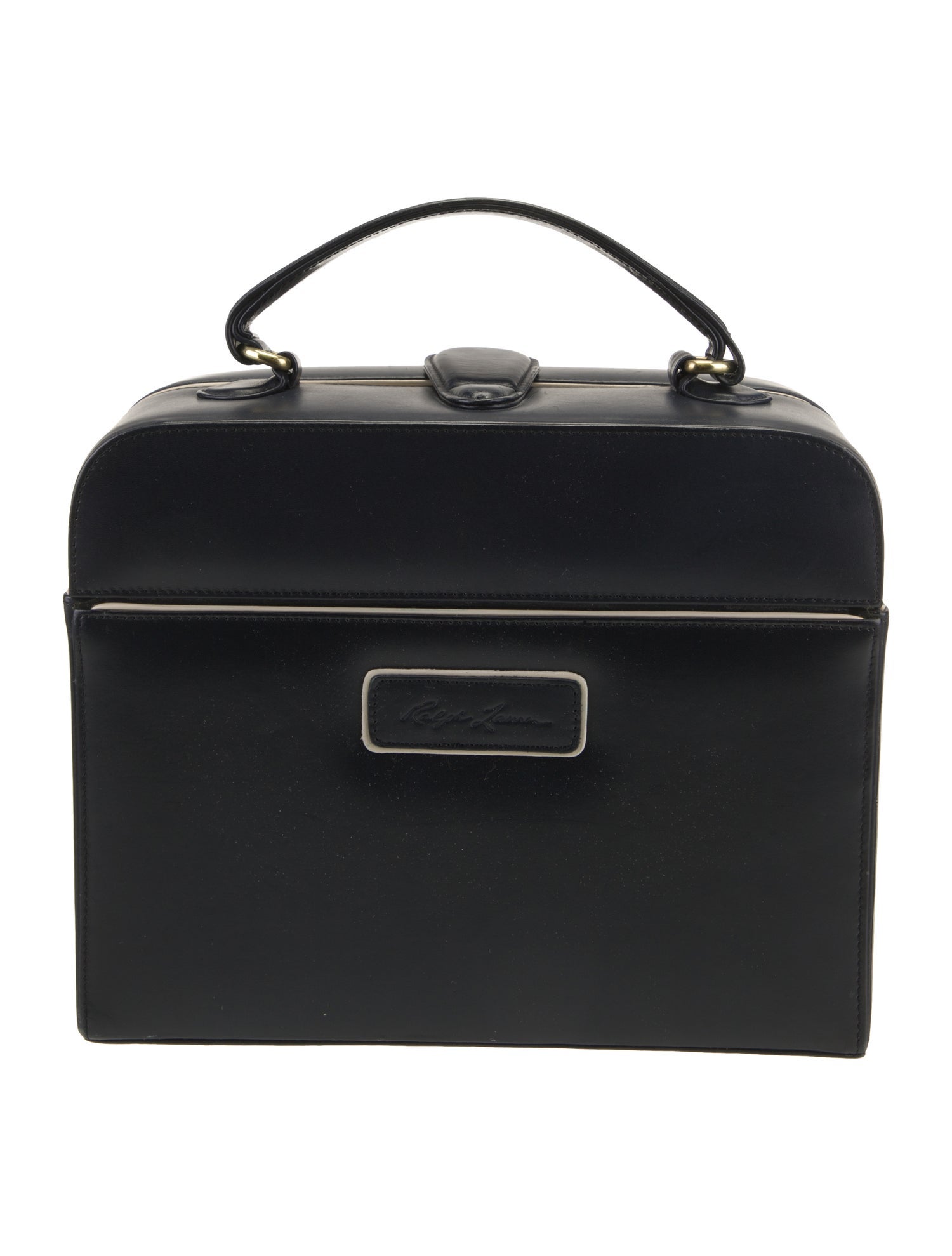 Ralph Lauren Leather Top Handle Bag