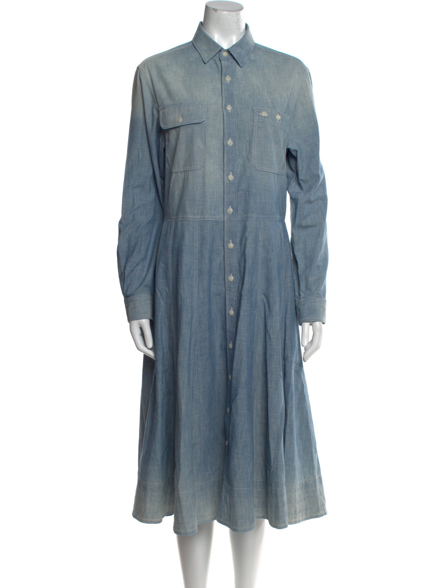 Ralph Lauren Long Dress - Blue Dresses, Clothing - WYG132497 | The RealReal