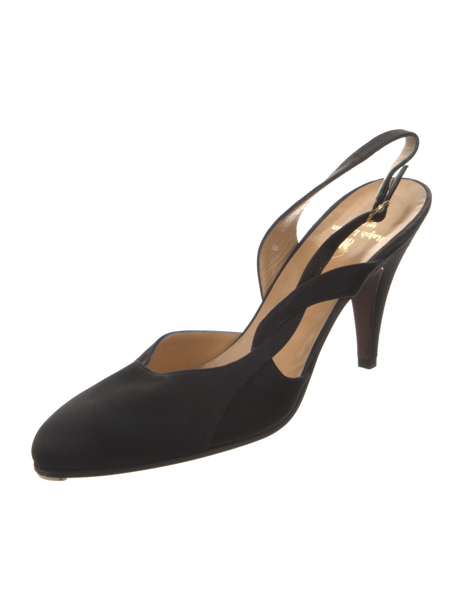 Ralph Lauren Suede Slingback Pumps