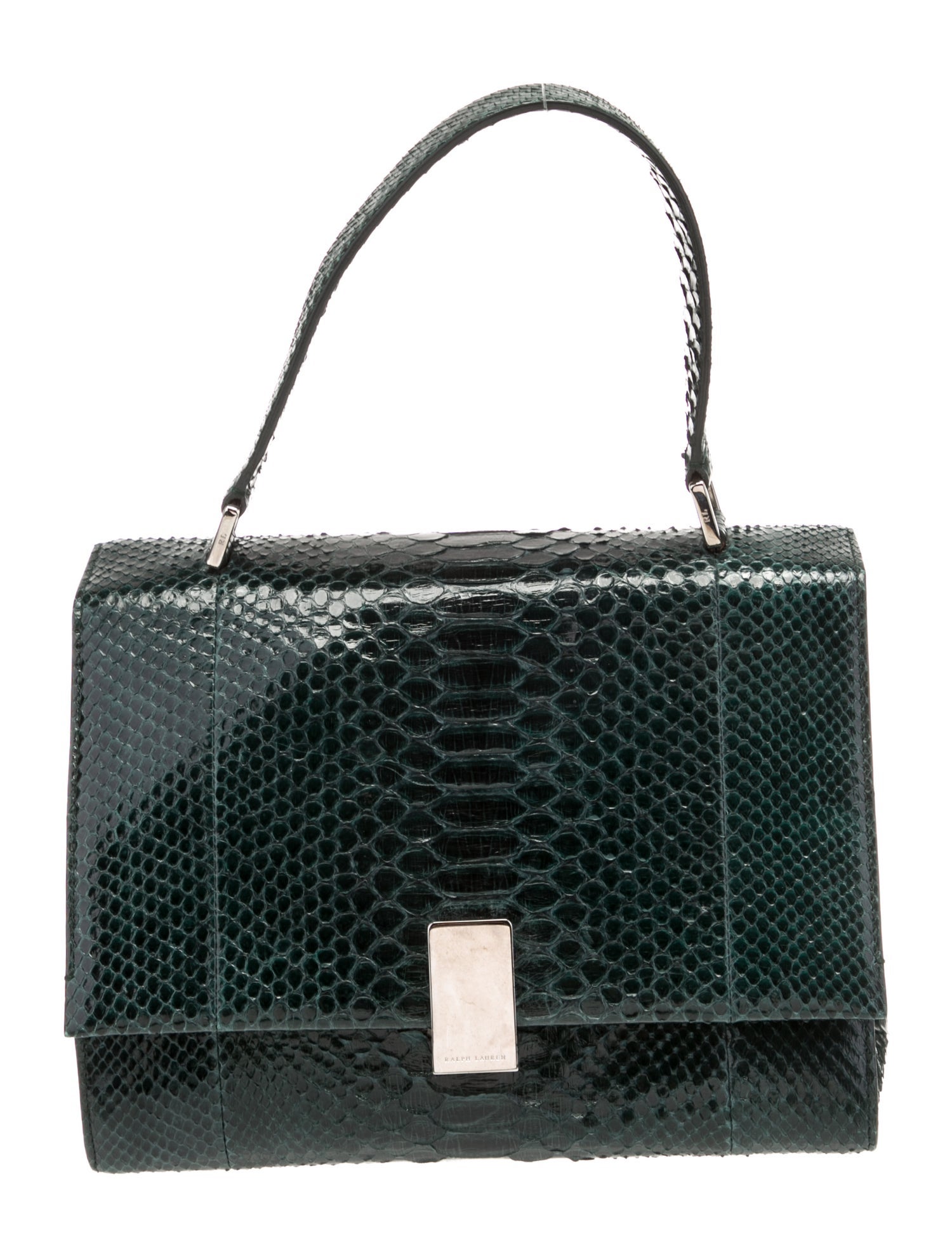 Ralph Lauren Leather Top Handle Bag