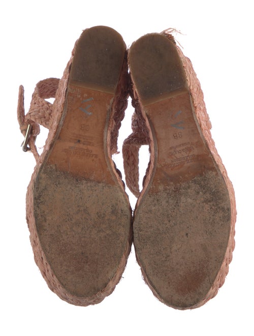 Ralph Lauren Collection Straw Espadrilles