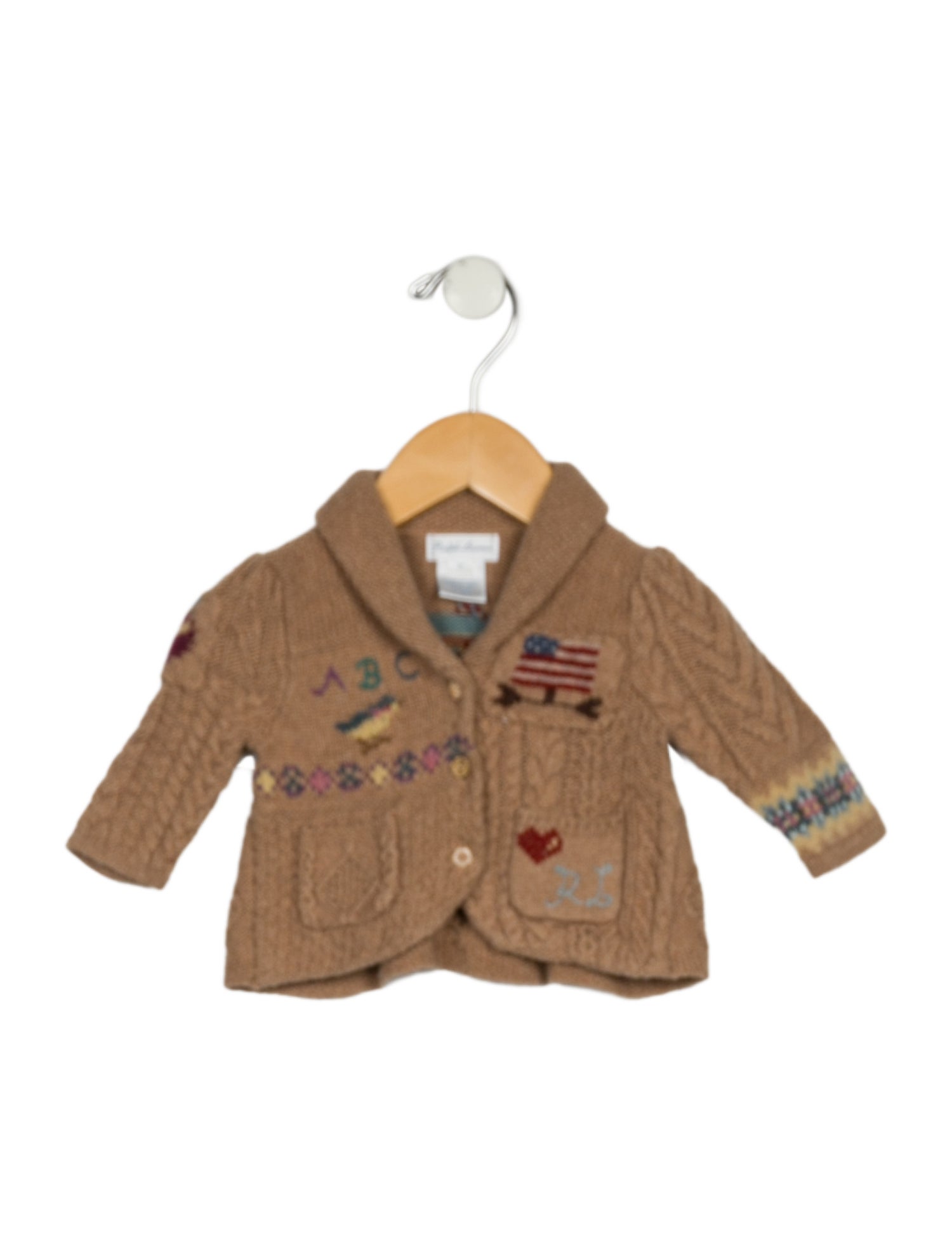 Ralph Lauren Girls' Cable-Knit Cardigan