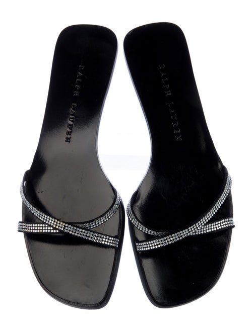 Ralph Lauren Satin Printed Slides