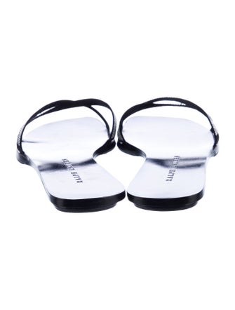 Ralph Lauren Satin Printed Slides