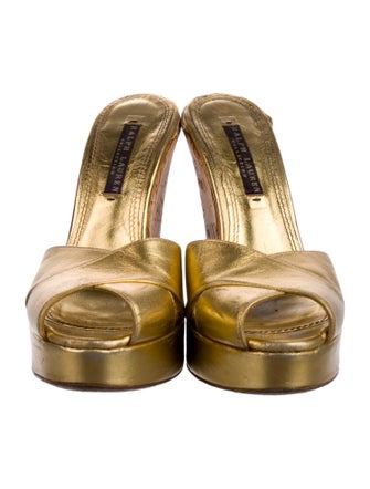 Ralph Lauren Leather Slides