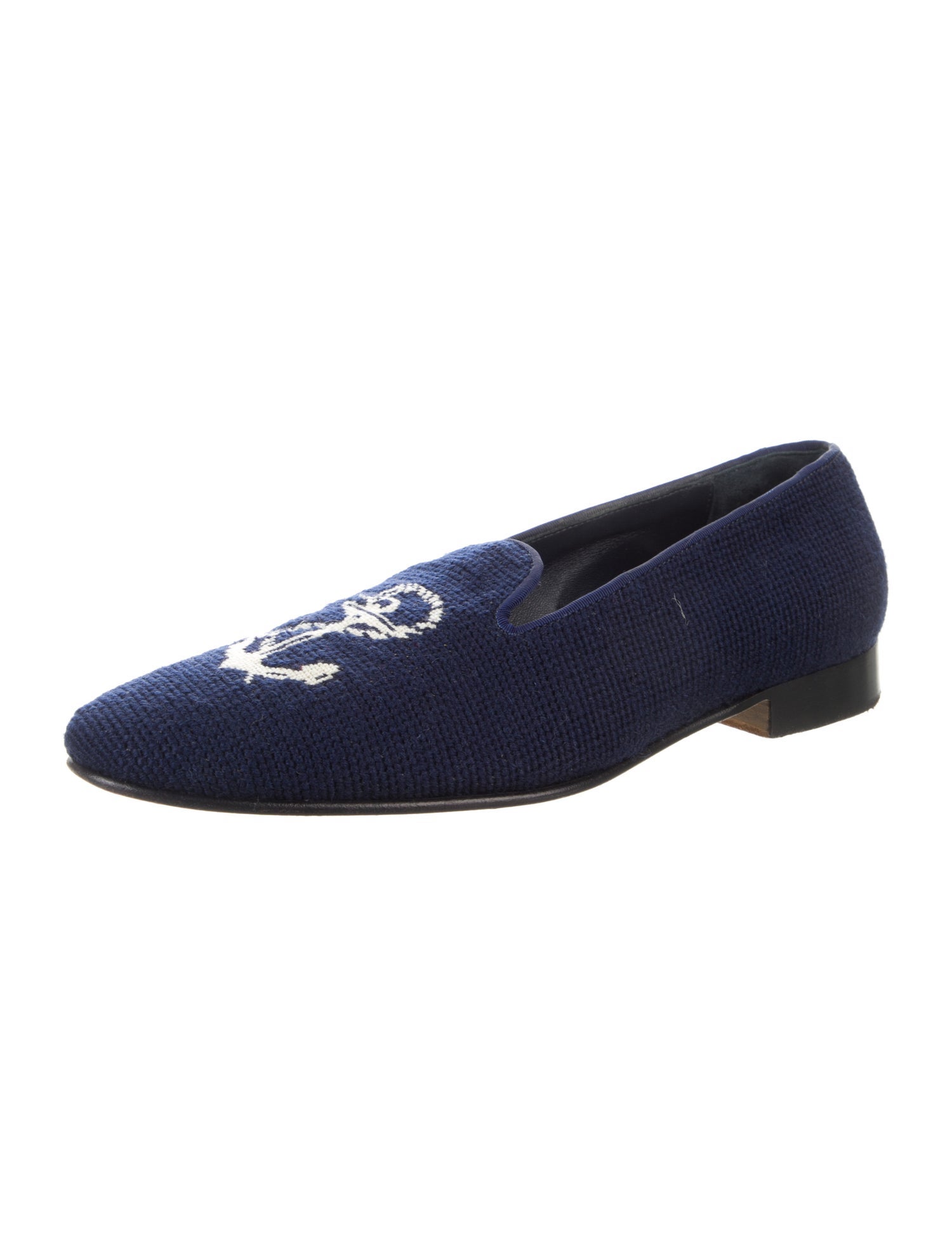 Ralph Lauren Purple Label Graphic Print Loafers