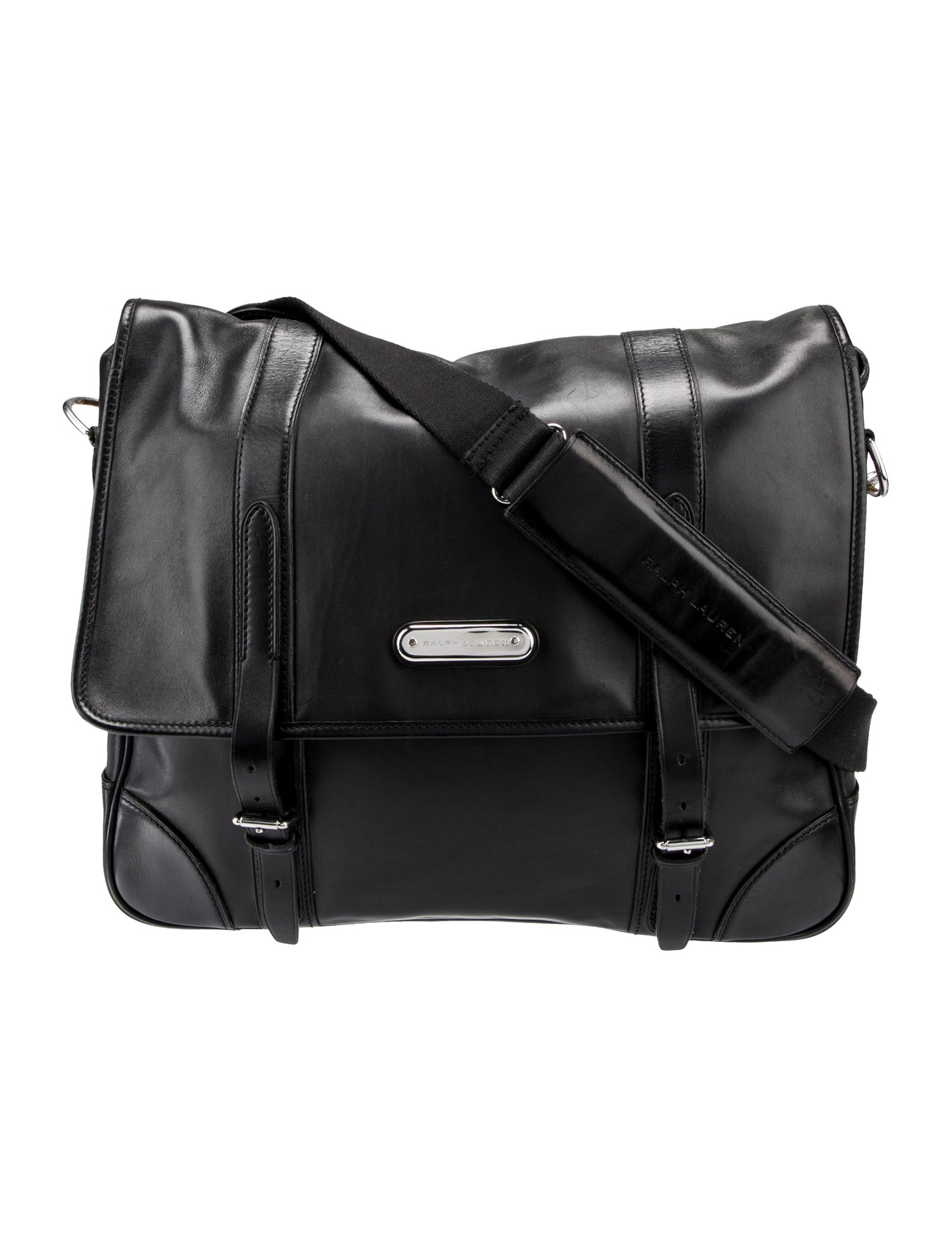 Ralph Lauren Leather Messenger Bag