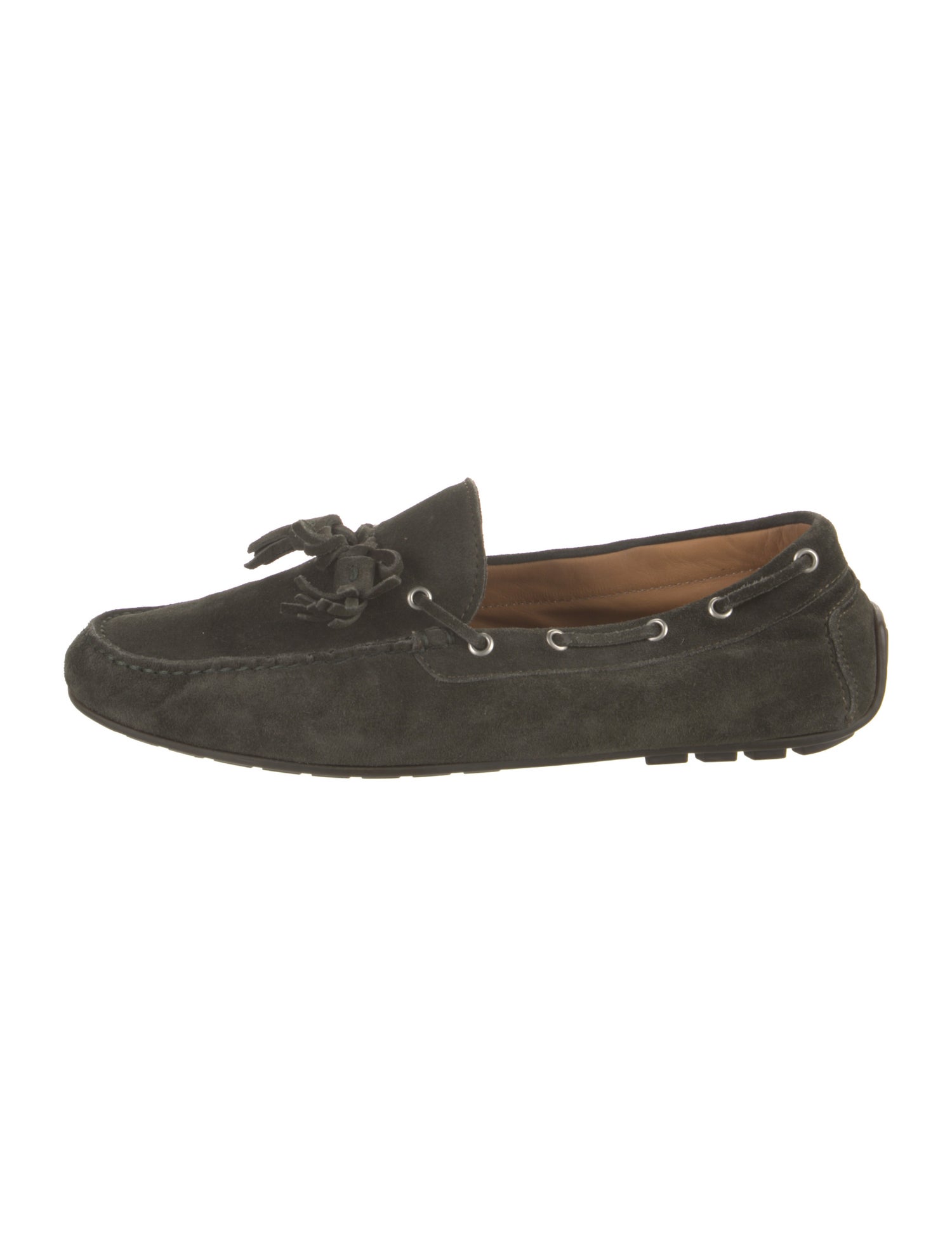 Ralph Lauren Suede Tassel Accents Drivers