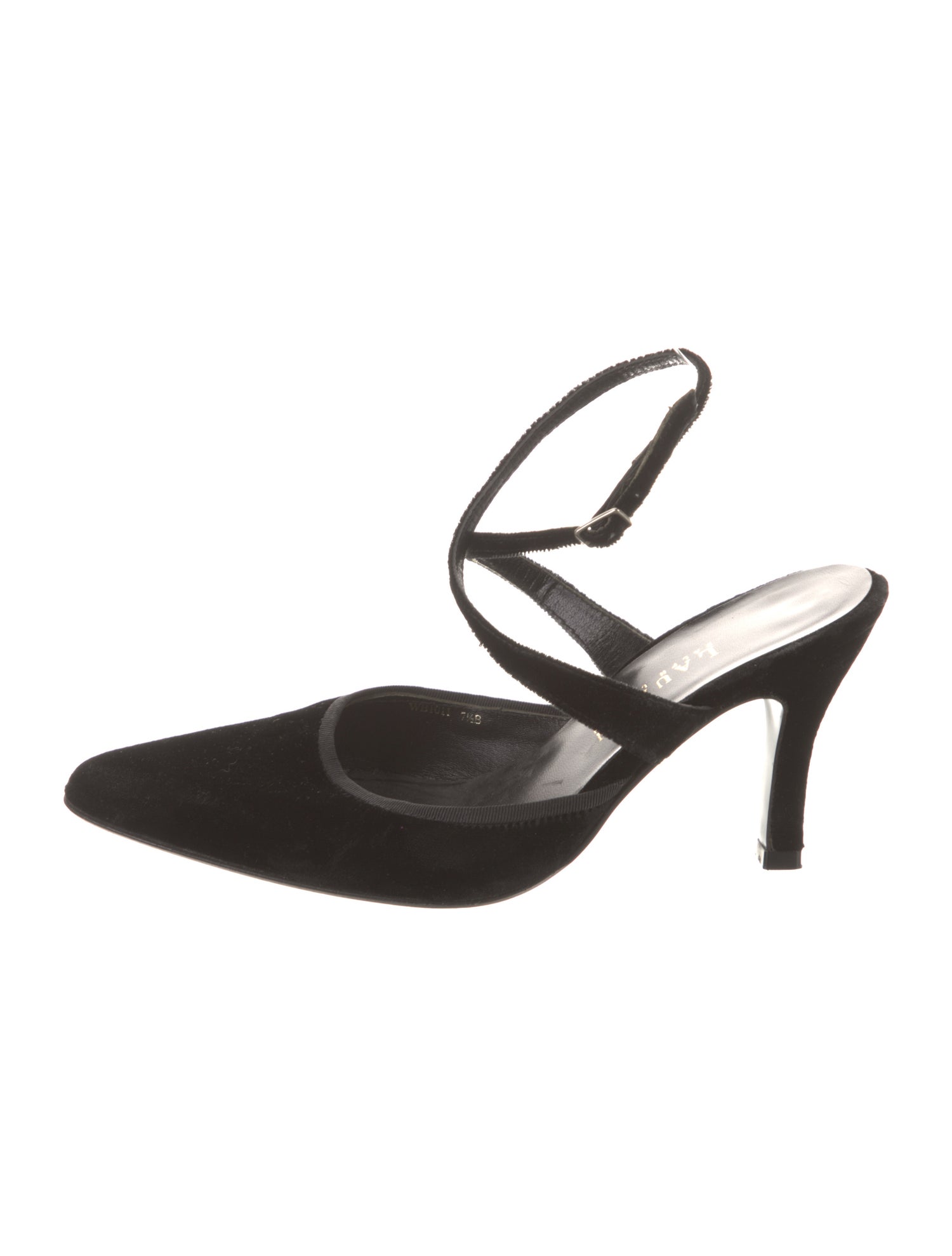Lauren Ralph Lauren Velvet Grosgrain Trim Pumps