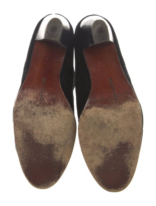 Ralph Lauren Velvet Lace-Up Boots