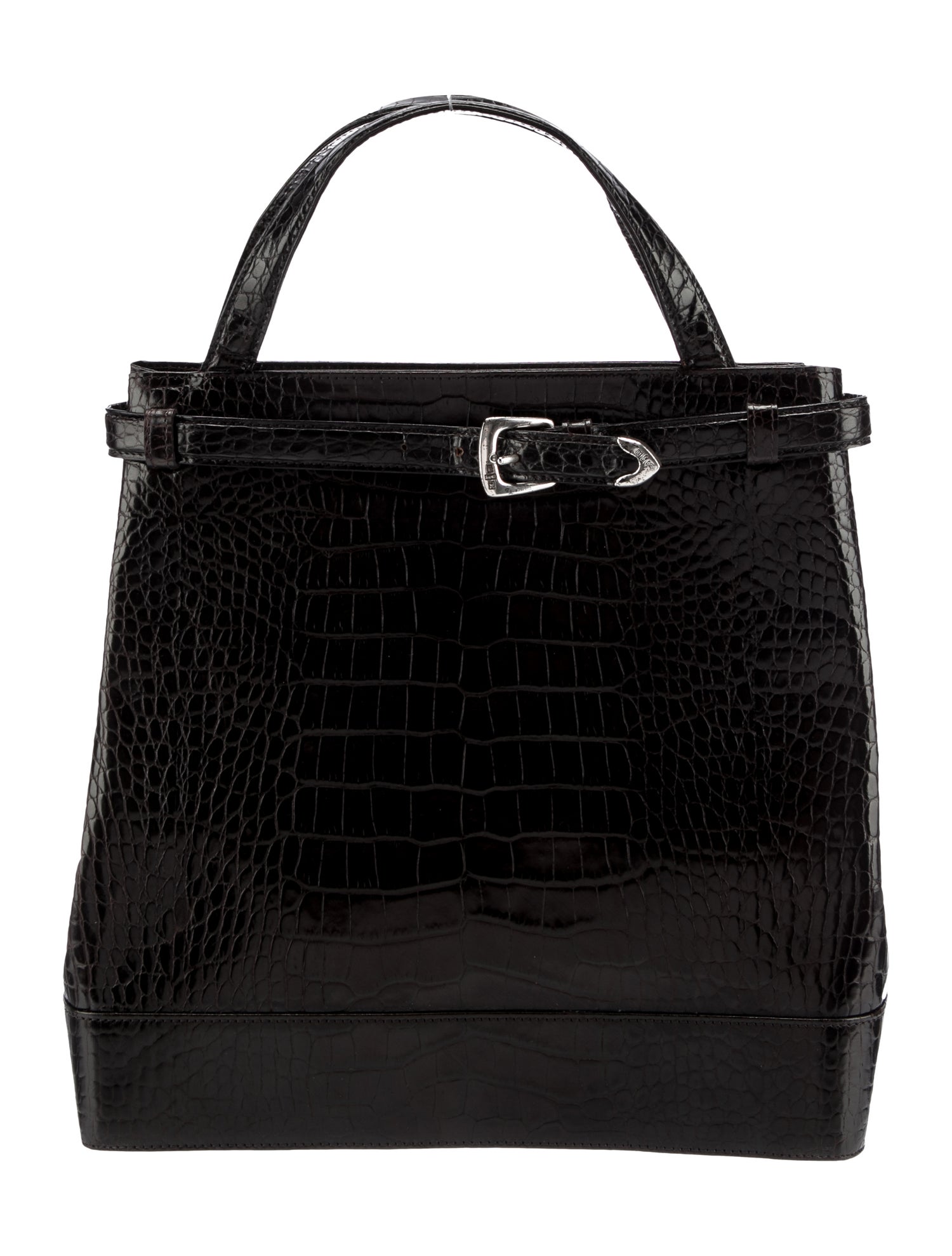 Ralph Lauren Leather Top Handle Bag