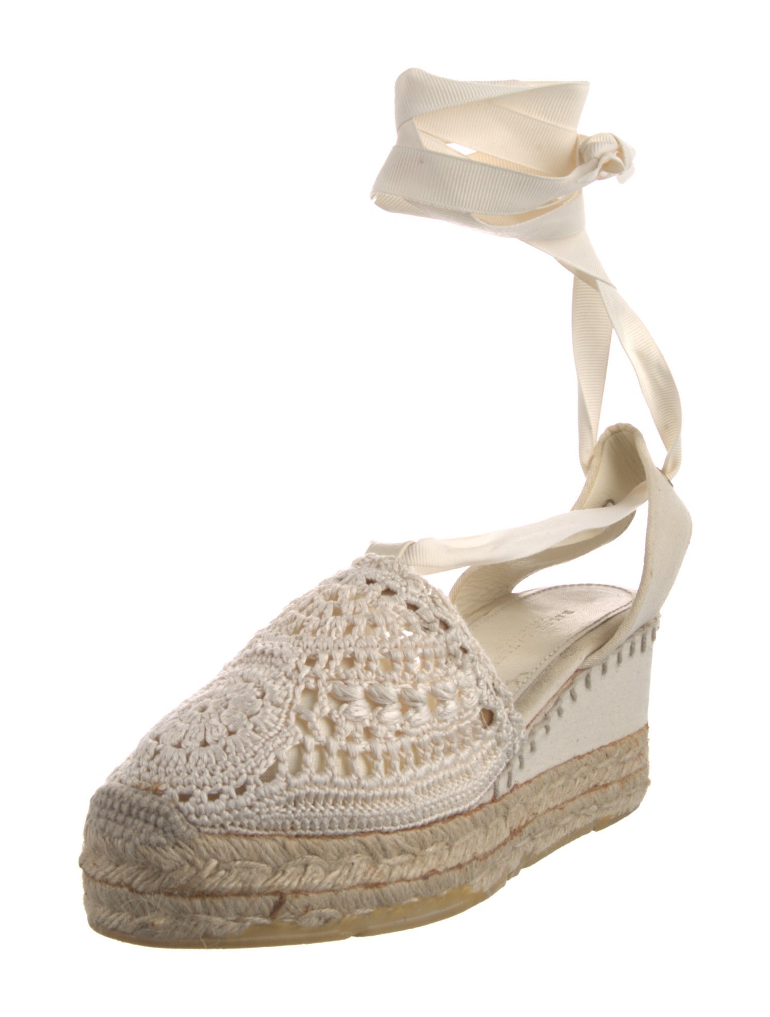 Ralph Lauren Canvas Slingback Pumps
