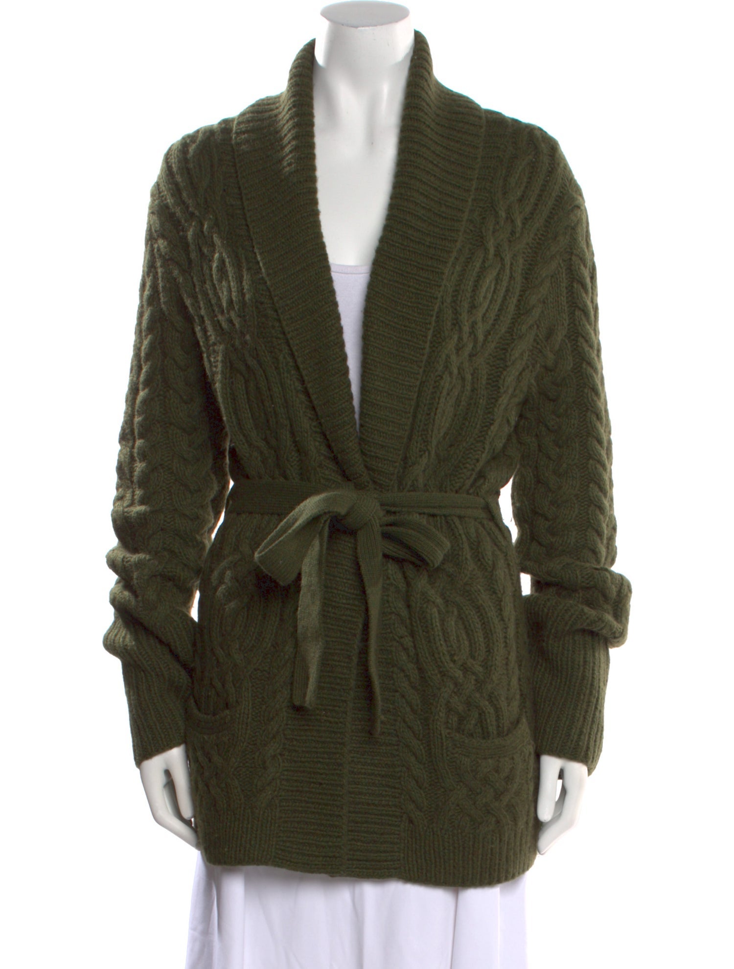 Ralph Lauren Cashmere Plunge Neckline Sweater