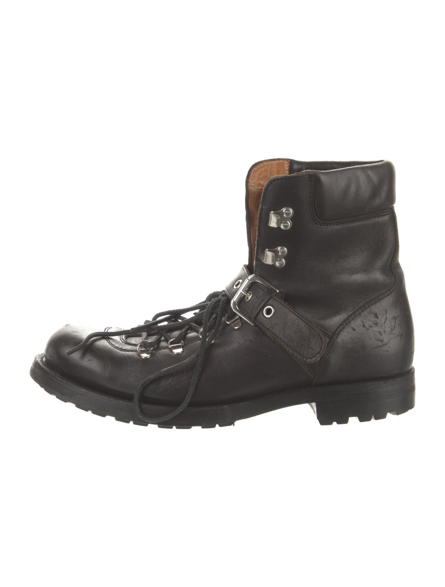 Ralph Lauren Leather Combat Boots