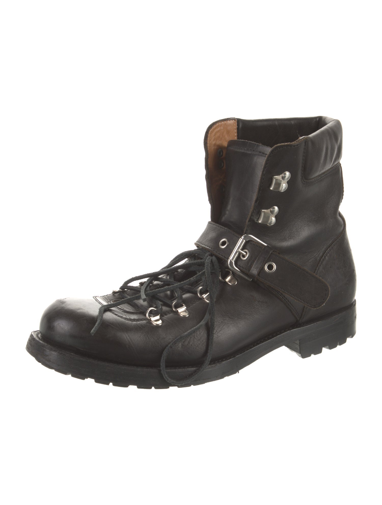 Ralph Lauren Leather Combat Boots