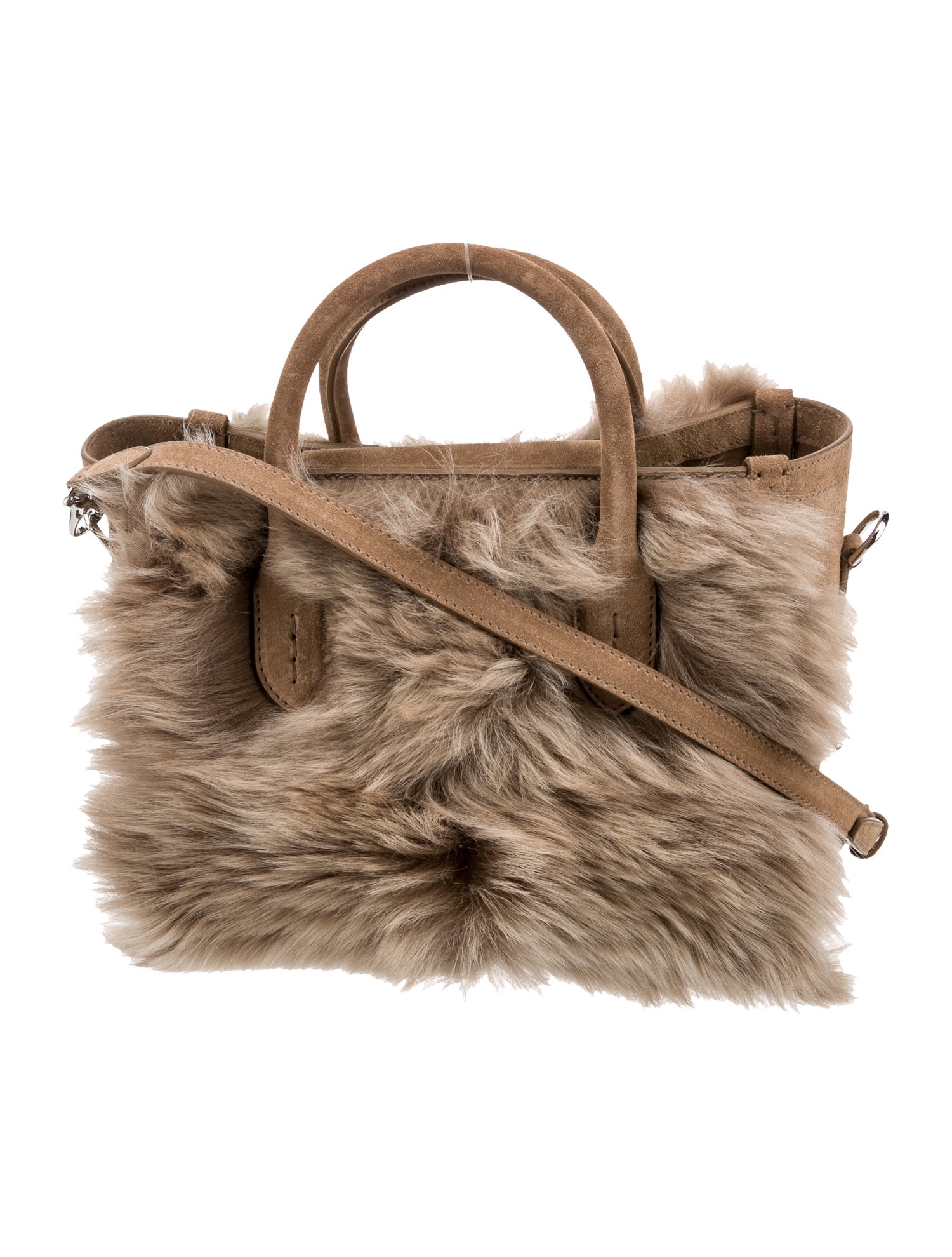 Ralph Lauren Suede Top Handle Bag