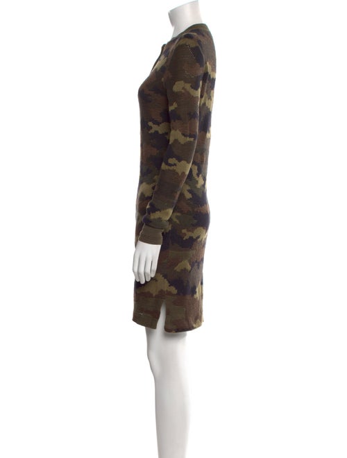 Ralph Lauren Camouflage Print Mini Dress