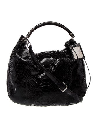 Ralph Lauren Snakeskin Bucket Bag