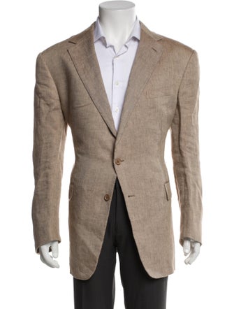 Ralph Lauren Linen Tweed Pattern Overcoat