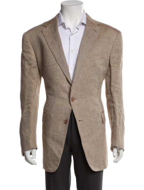 Ralph Lauren Linen Tweed Pattern Overcoat