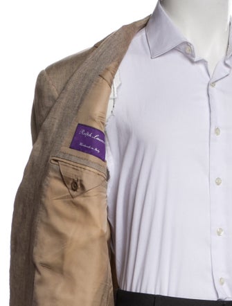 Ralph Lauren Linen Tweed Pattern Overcoat