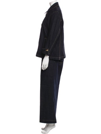 Ralph Lauren Whipstitch Trim Pantsuit