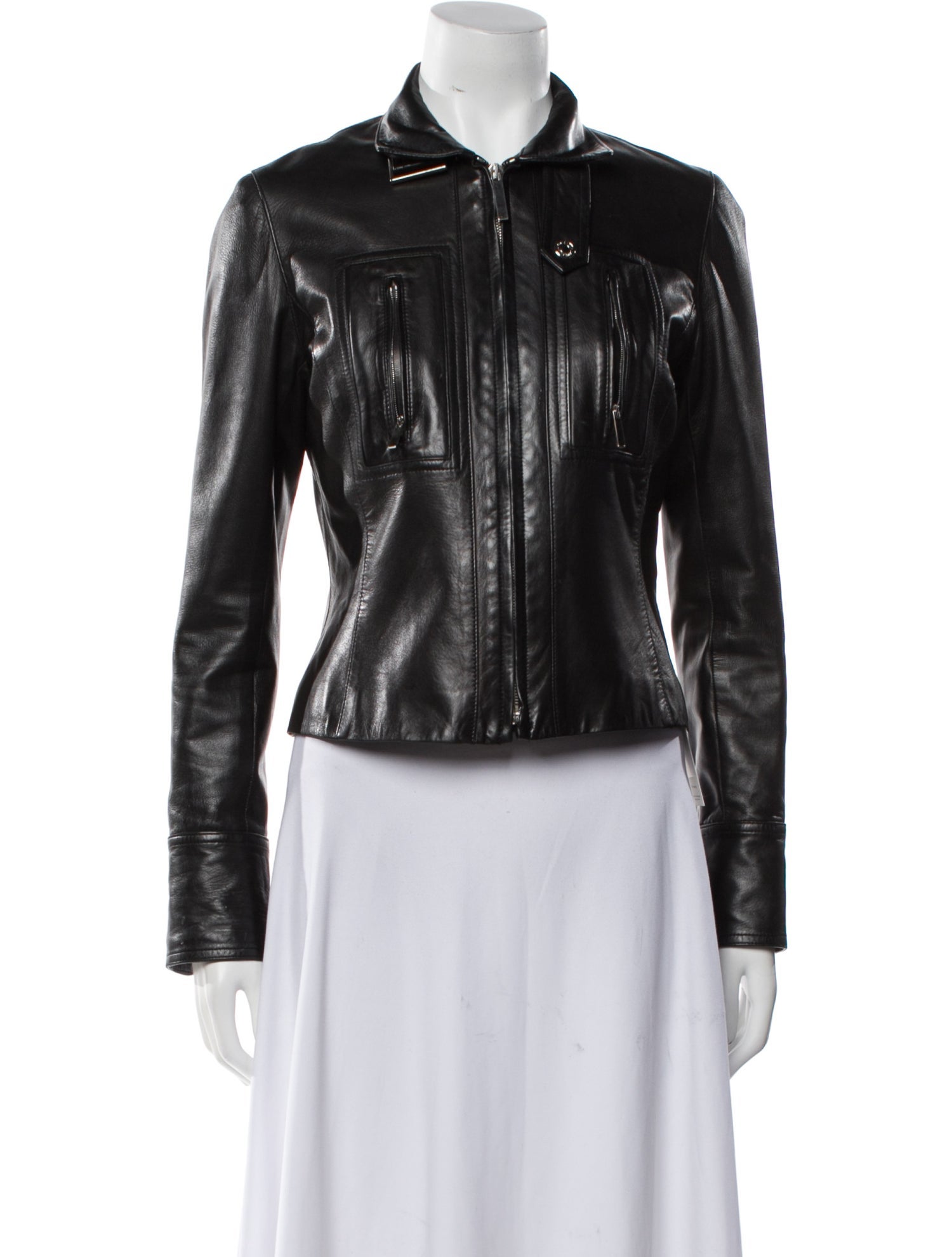 Ralph Lauren Black Label Leather Biker Jacket