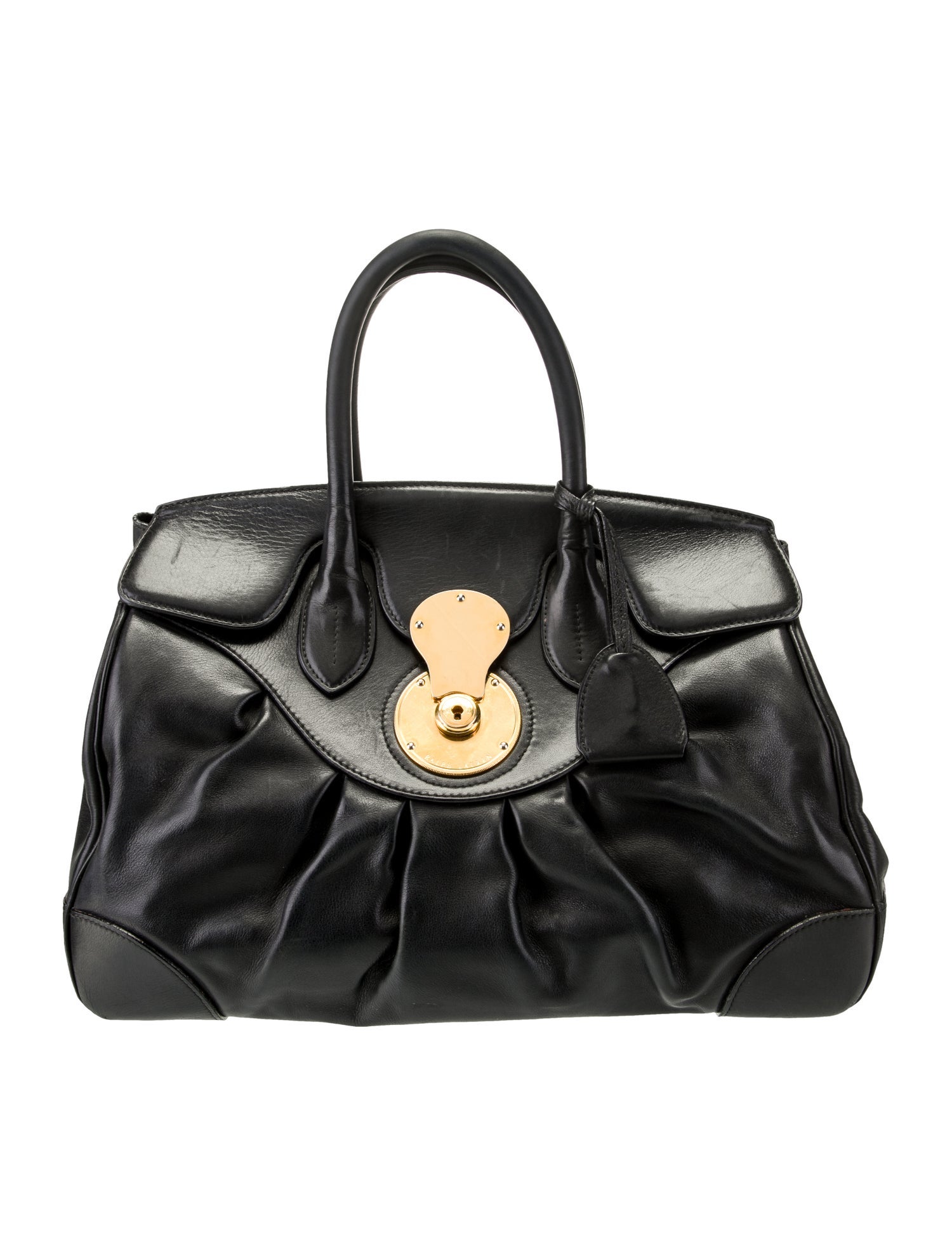 Ralph Lauren Leather Top Handle Bag