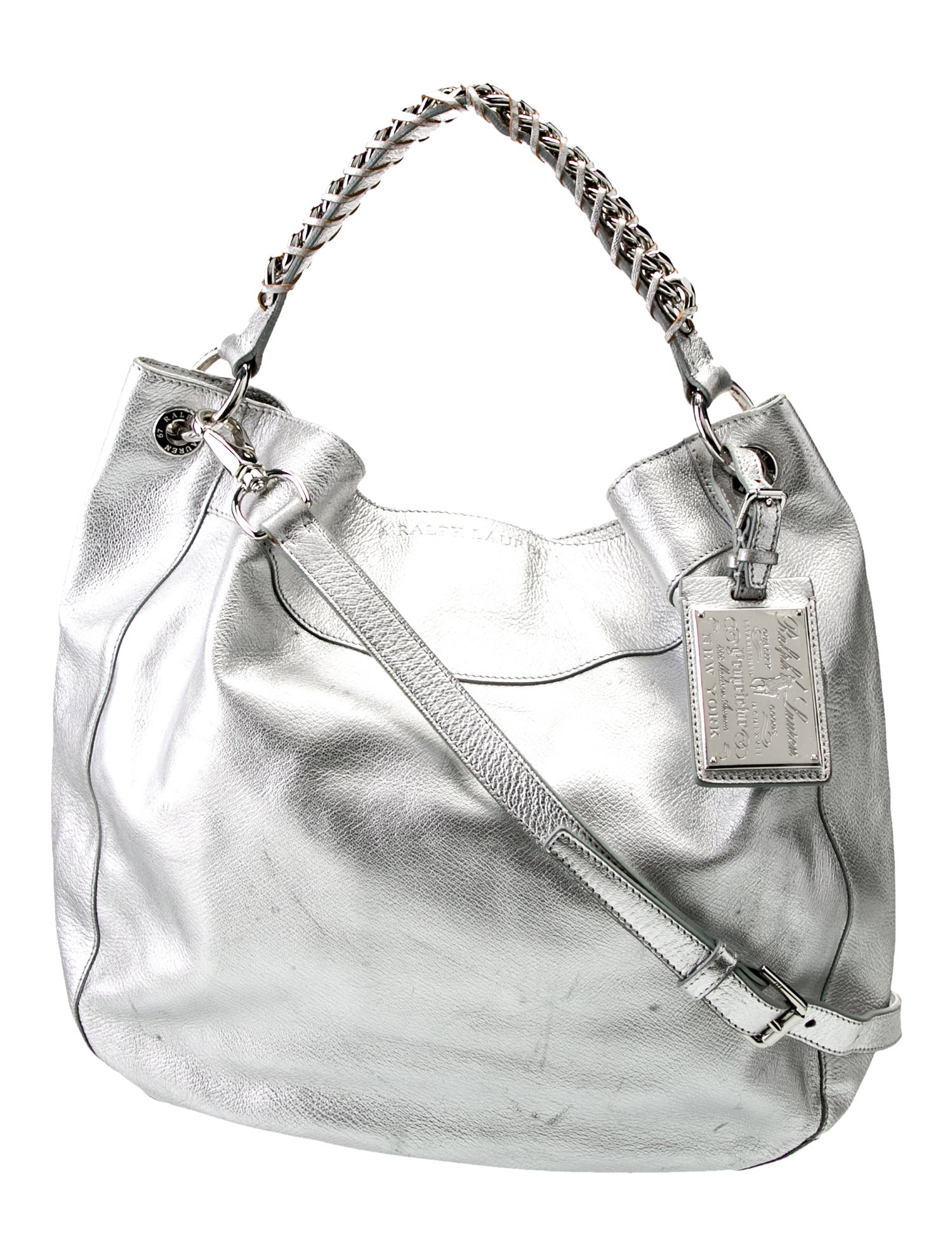 Ralph Lauren Leather Top Handle Bag