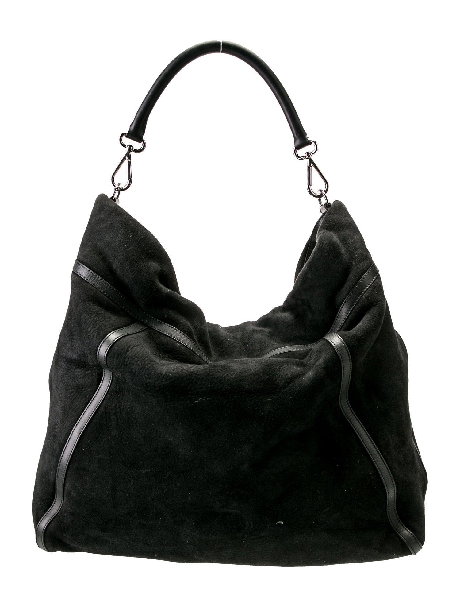 Ralph Lauren Suede Top Handle Bag