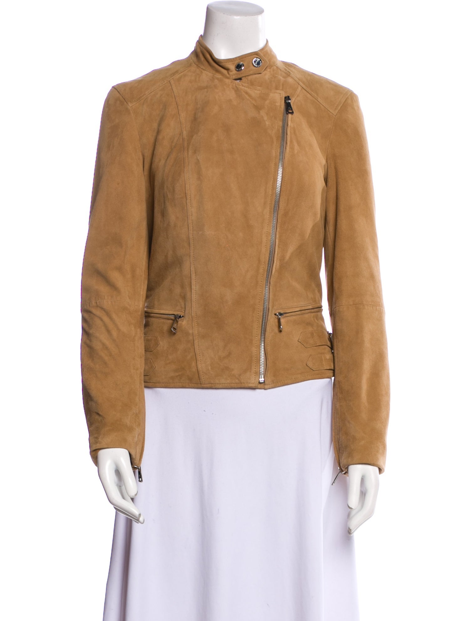 Lauren Ralph Lauren Suede Biker Jacket