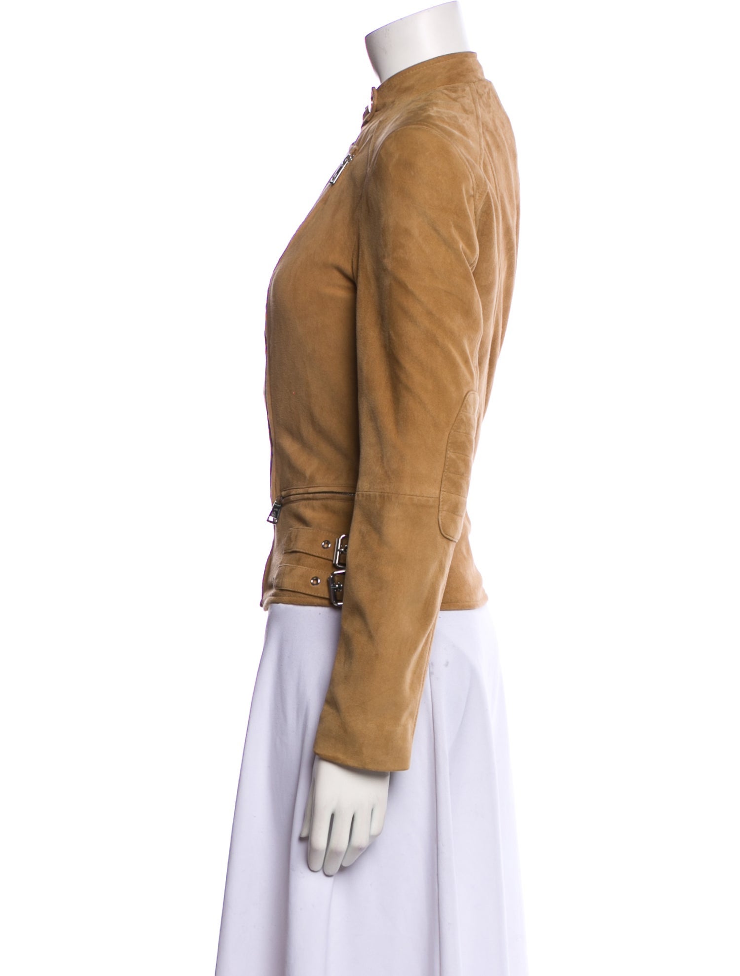 Lauren Ralph Lauren Suede Biker Jacket