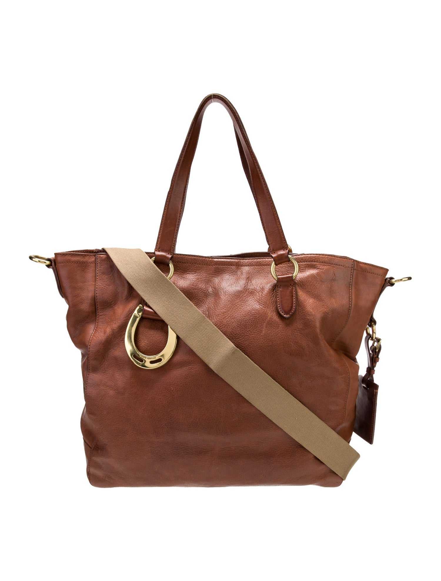 Ralph Lauren Leather Messenger Bag