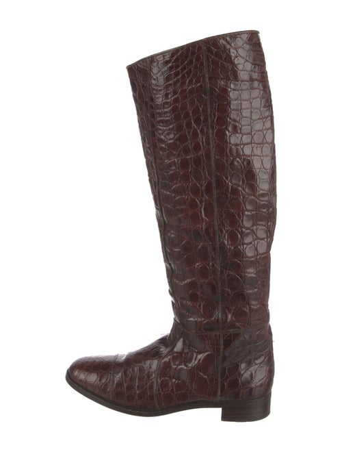 Ralph Lauren Alligator Riding Boots