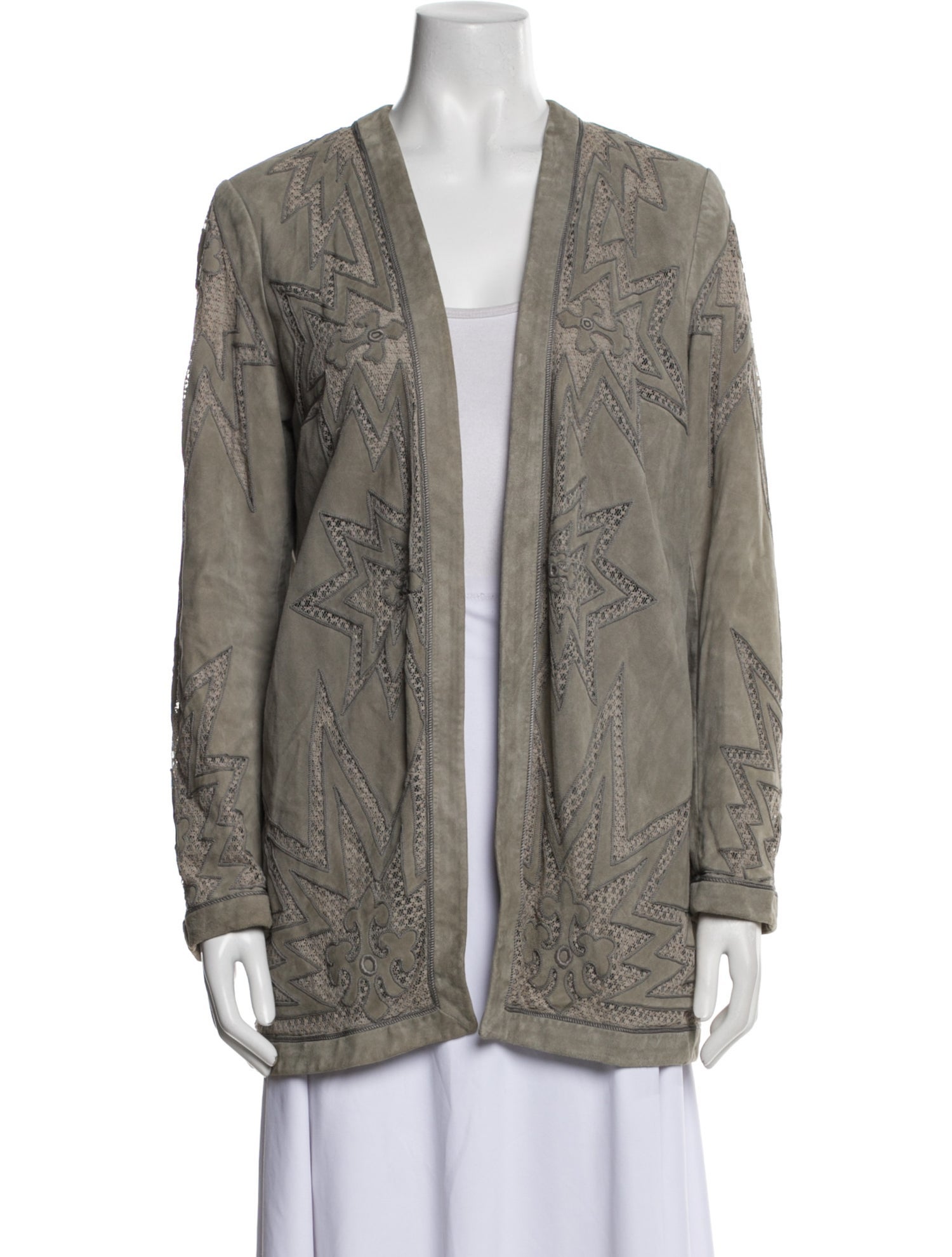 Ralph Lauren Purple Label Lambskin Printed Evening Jacket