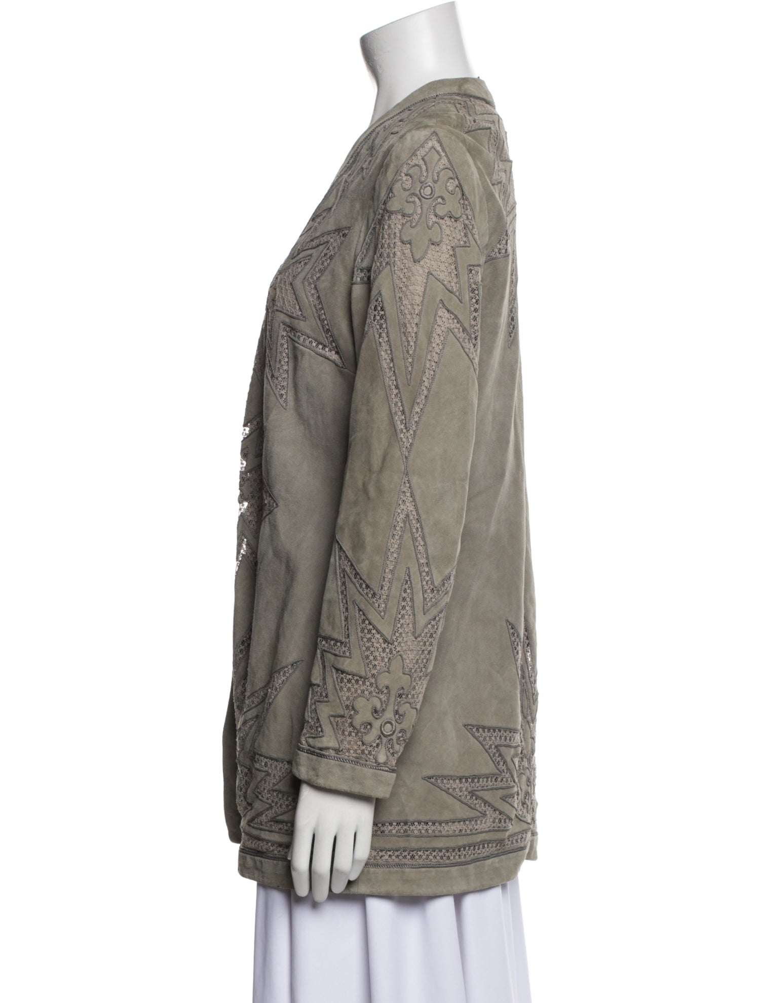 Ralph Lauren Purple Label Lambskin Printed Evening Jacket