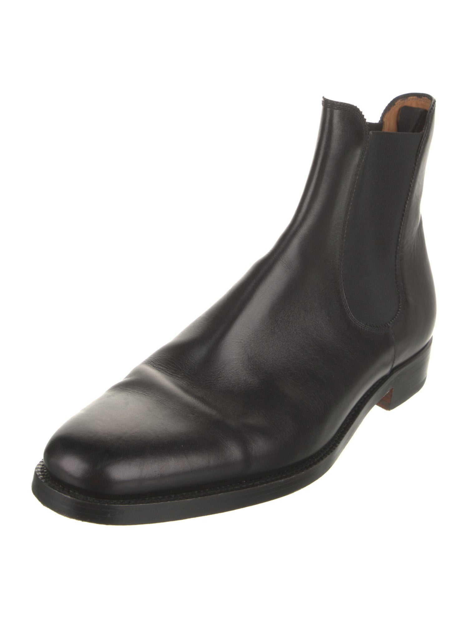 Ralph Lauren Purple Label Leather Chelsea Boots