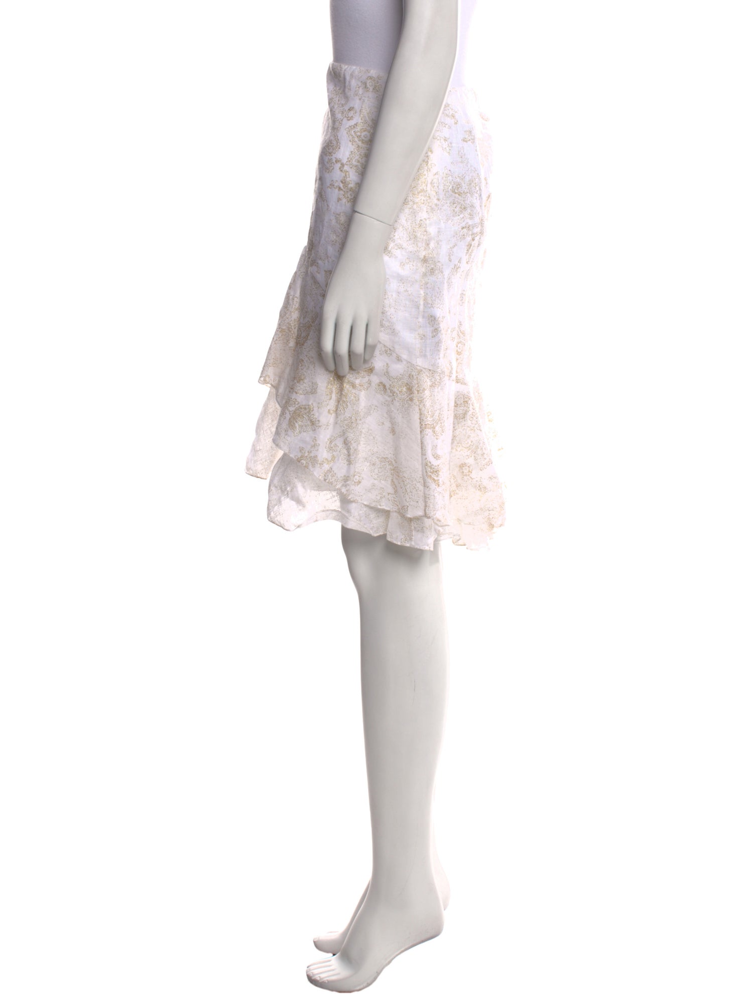 Ralph Lauren Black Label Linen Knee-Length Skirt w/ Tags