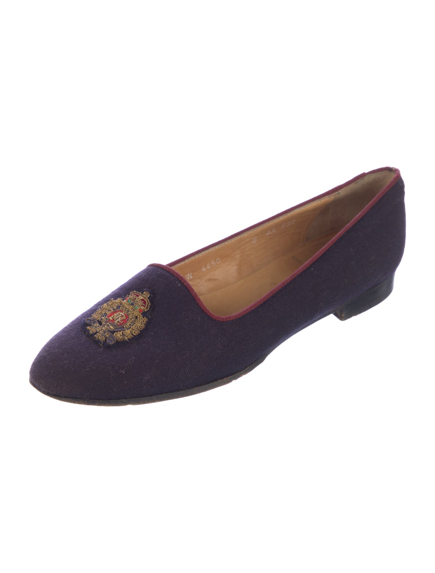 Ralph Lauren Velvet Flats