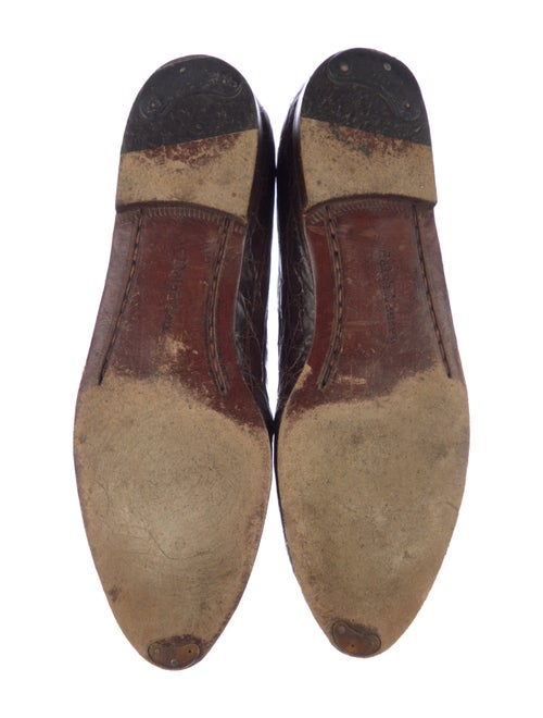 Ralph Lauren Crocodile Ballet Flats