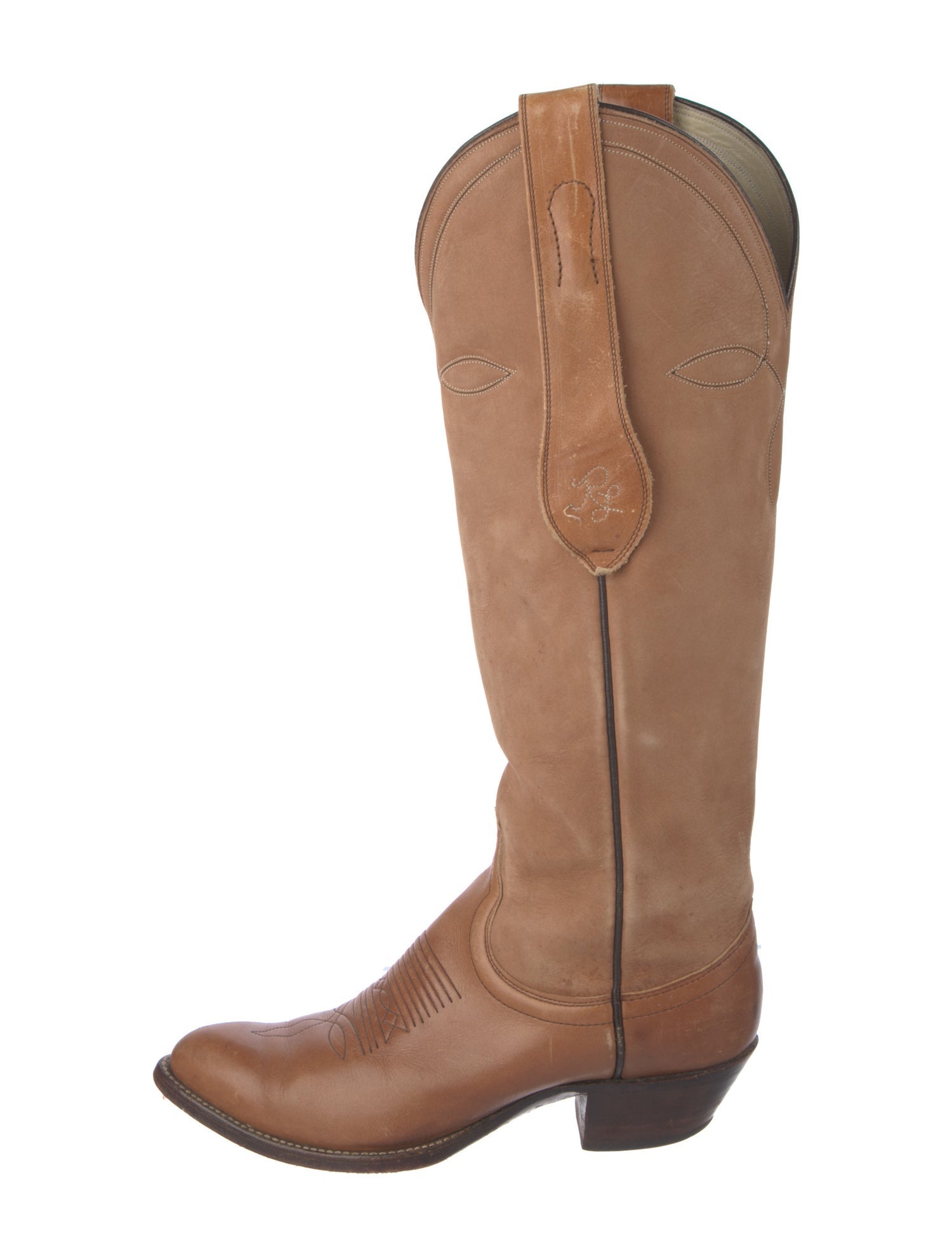 Ralph Lauren Vintage Leather Western Boots