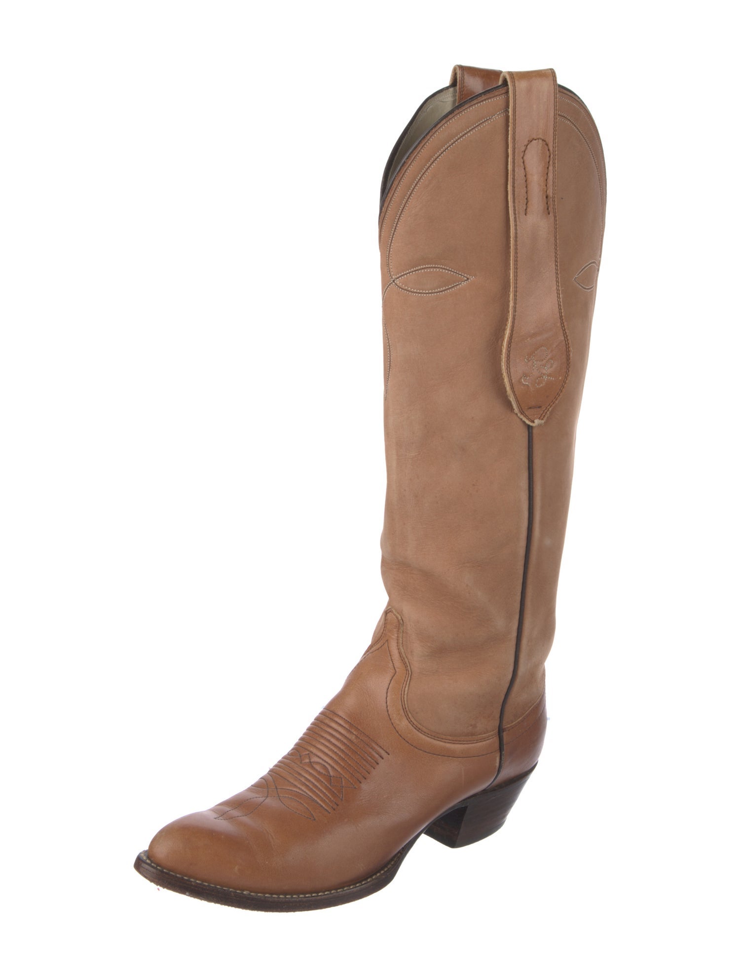 Ralph Lauren Vintage Leather Western Boots