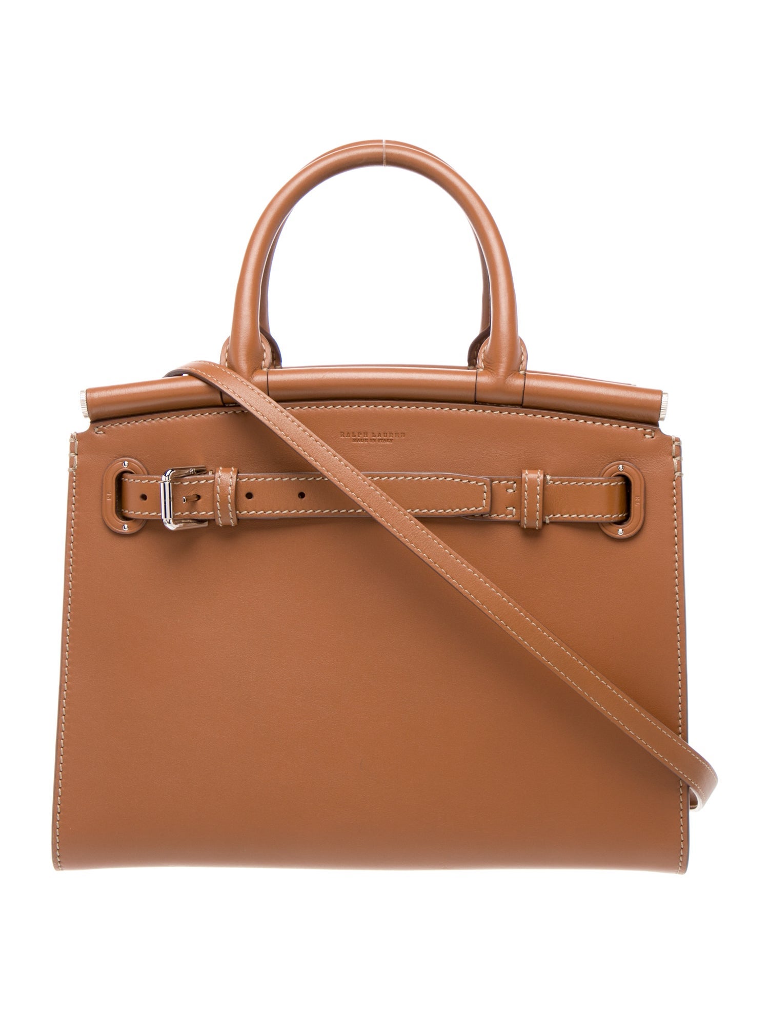 Ralph Lauren Leather Top Handle Bag