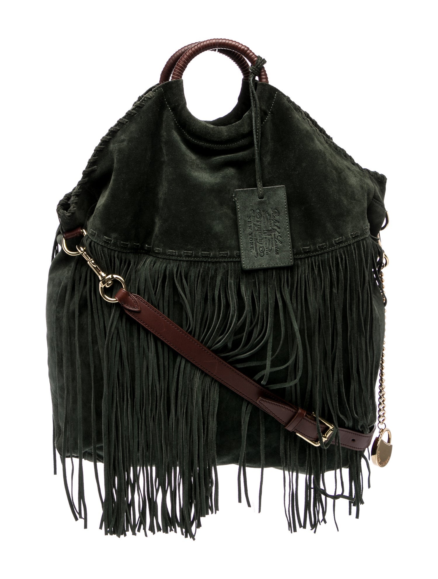 Ralph Lauren Suede Crossbody Bag