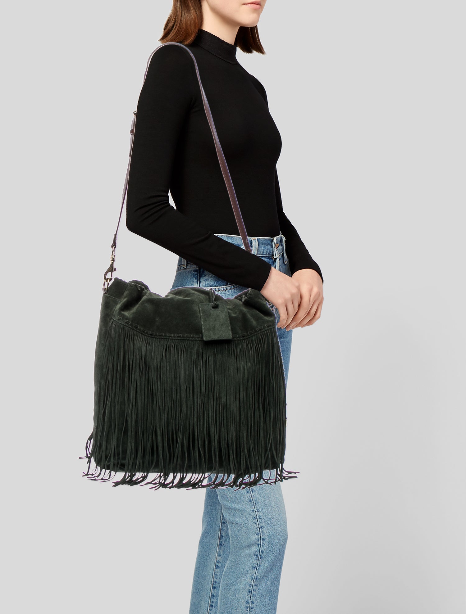 Ralph Lauren Suede Crossbody Bag