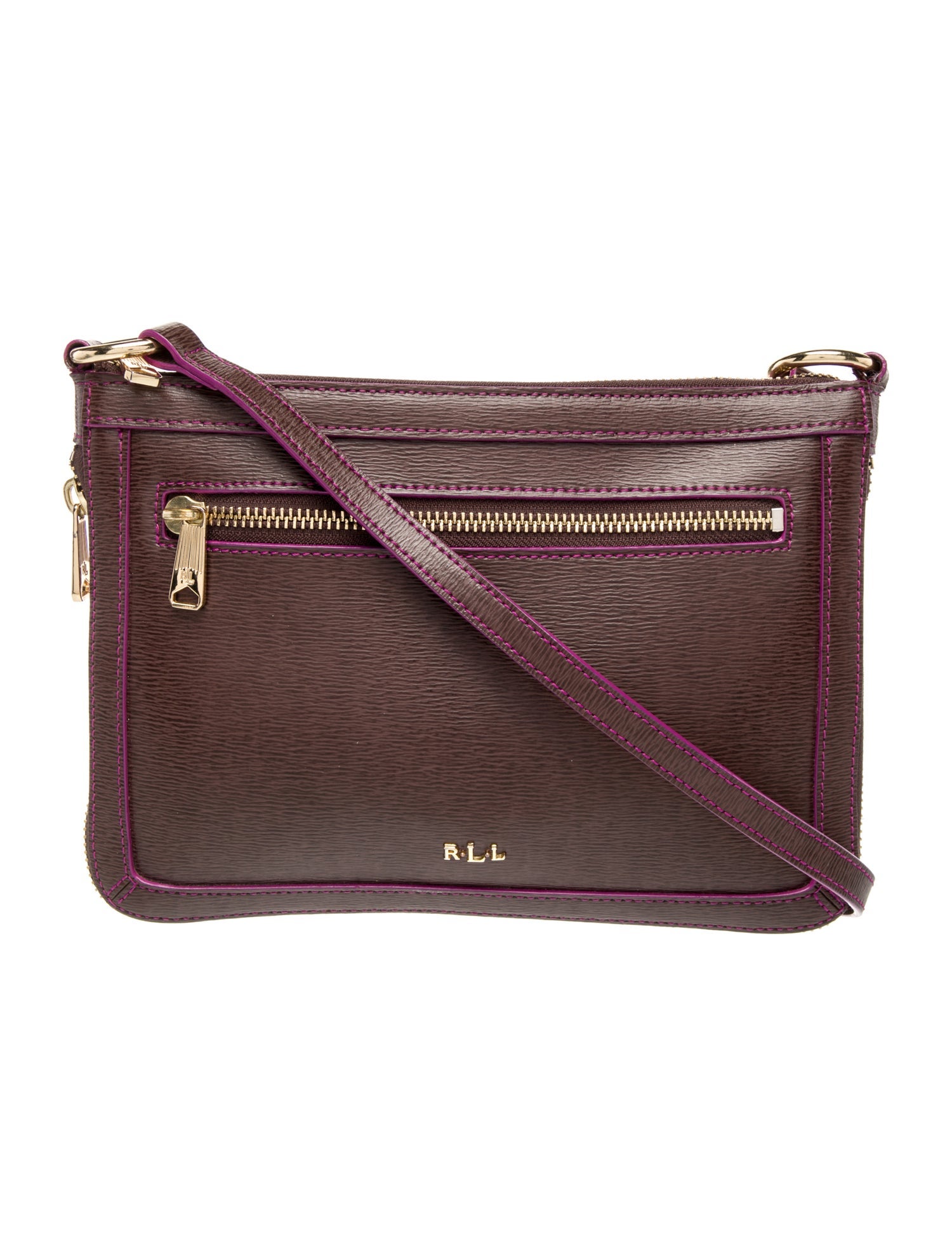 Ralph Lauren Leather Messenger Bag