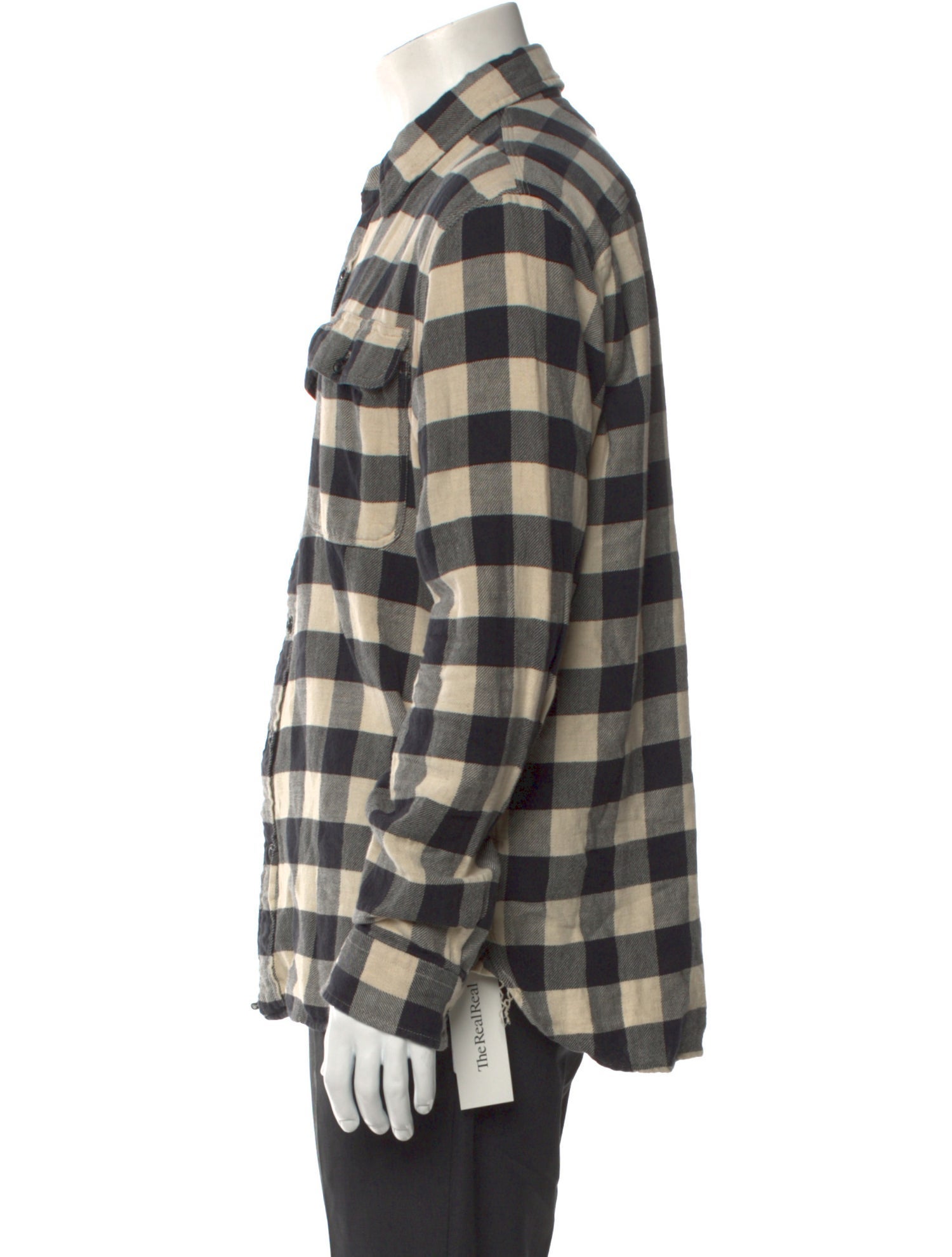 Ralph Lauren Linen Plaid Print Shirt