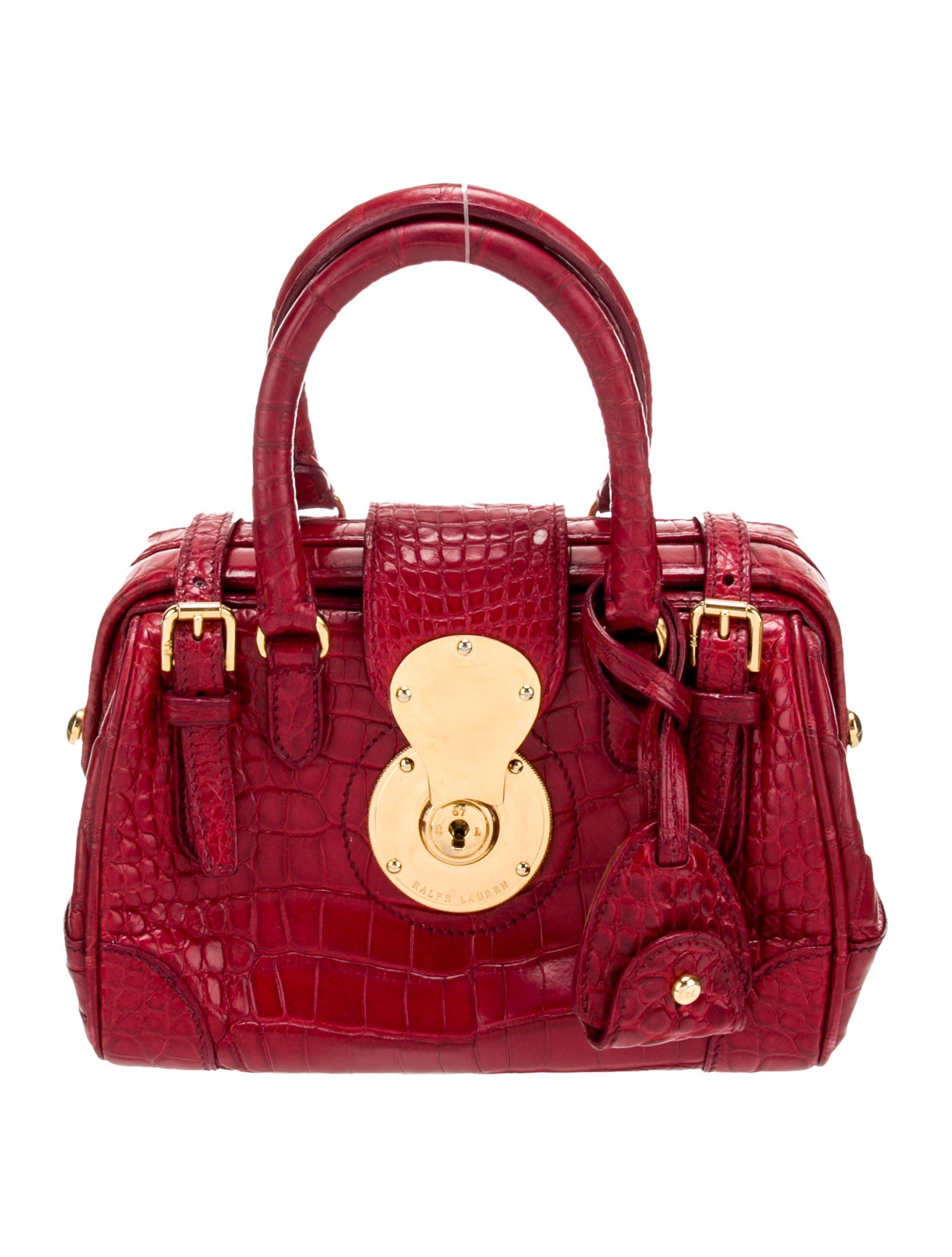 Ralph Lauren Alligator Top Handle Bag