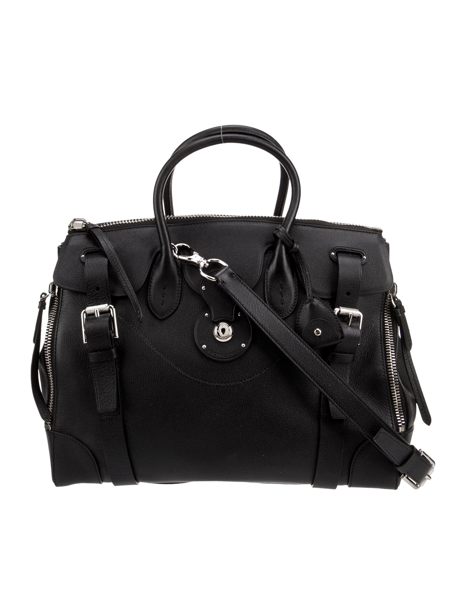 Ralph Lauren Leather Top Handle Bag